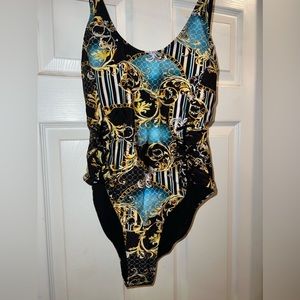 Blue & Gold Bathing Suit 👑💙